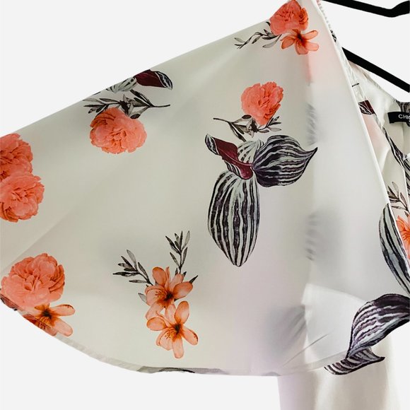 Trendy Chic Floral Asymmetrical Front Tie Mini Dress 🌴 🍹 🌞🍹 🌴 - Picture 7 of 10